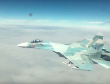 Αναχαίτιση Β-1Β από Su-27 στην Βαλτική: Βίντεο μέσα από το πιλοτήριο
